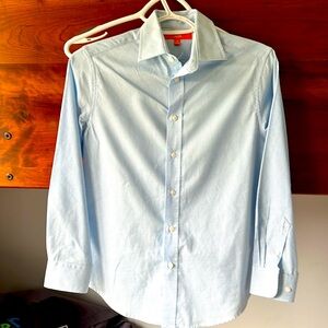Tallia size 14 boys button down gingham blue